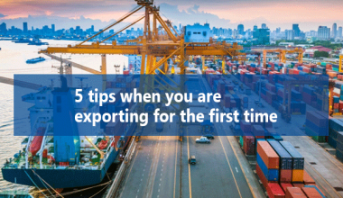 5 Tips when you are exporting for the first time